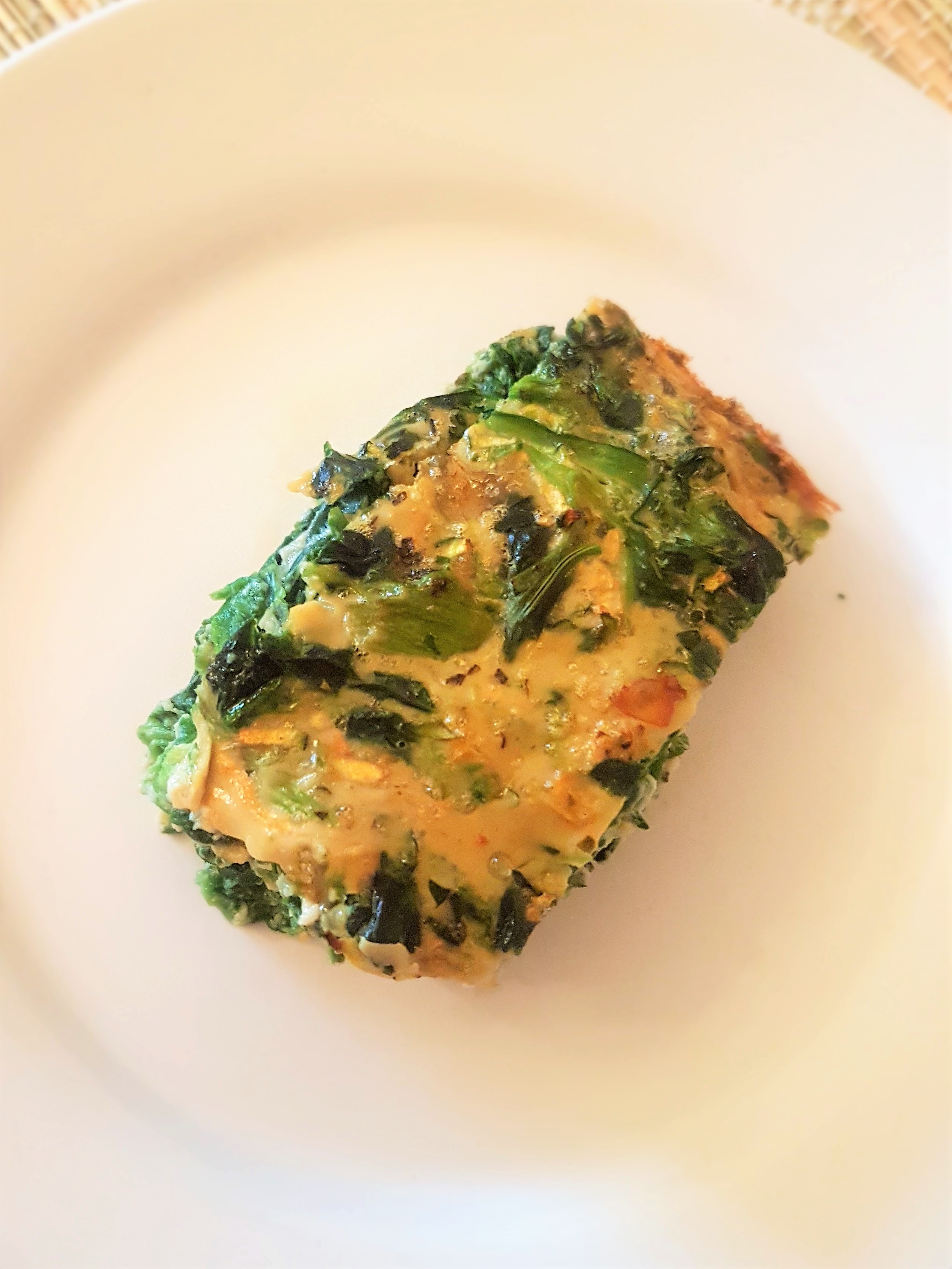 Quiche de Espinafre e Abobrinha – Low Carb